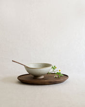 Load image into Gallery viewer, NAMU Carved Walnut Plate / Tray (9.8")