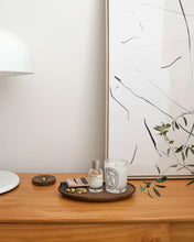 Load image into Gallery viewer, NAMU Carved Walnut Plate / Tray (9.8")