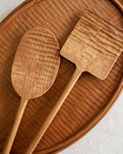 Load image into Gallery viewer, NAMU Carved Cherry Wood Round Spatula
