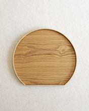 Load image into Gallery viewer, Half Moon Wooden Tray in Natural