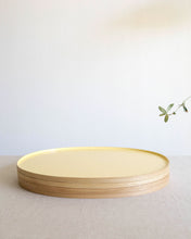 Load image into Gallery viewer, Wooden Serving Tray in Light Yellow