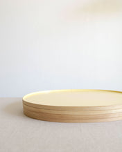 Load image into Gallery viewer, Wooden Serving Tray in Light Yellow