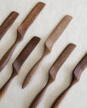 Load image into Gallery viewer, Walnut Wood Butter Knife Spreader