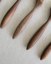 Load image into Gallery viewer, Walnut Wood Butter Knife Spreader
