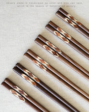 Load image into Gallery viewer, Walnut Wood Chopsticks
