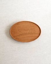Load image into Gallery viewer, NAMU Carved Cherry Wood Plate / Tray (9.8&quot;)

