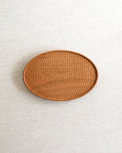 Load image into Gallery viewer, NAMU Carved Cherry Wood Plate / Tray (9.8")