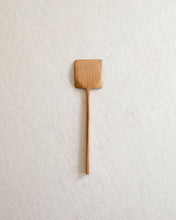 Load image into Gallery viewer, NAMU Carved Cherry Wood Square Spatula
