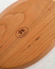 Load image into Gallery viewer, NAMU Carved Cherry Wood Plate / Tray (11.6")