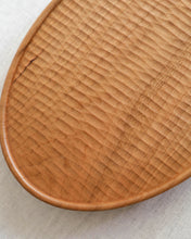 Load image into Gallery viewer, NAMU Carved Cherry Wood Plate / Tray (9.8")