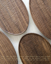 Load image into Gallery viewer, NAMU Carved Walnut Plate / Tray (11.6")