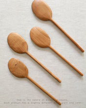 Load image into Gallery viewer, NAMU Carved Cherry Wood Round Spatula