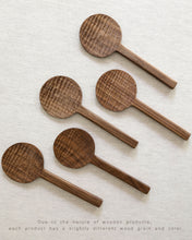 Load image into Gallery viewer, NAMU Carved Walnut Wood Rice Paddle
