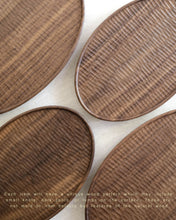 Load image into Gallery viewer, NAMU Carved Walnut Plate / Tray (11.6")