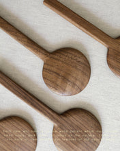 Load image into Gallery viewer, NAMU Carved Walnut Wood Rice Paddle