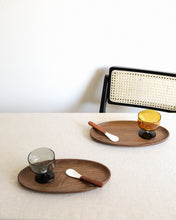 Load image into Gallery viewer, NAMU Walnut Wooden Oval Plate