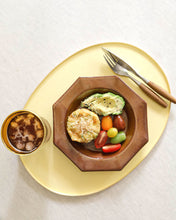 Load image into Gallery viewer, Wooden Serving Tray in Light Yellow
