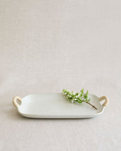 Load image into Gallery viewer, DAN Twine Handle Rectangle Plate (11")