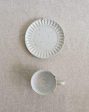 Load image into Gallery viewer, Coffee Cup & Saucer in Natural (3.5")