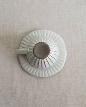 Load image into Gallery viewer, Coffee Cup & Saucer in Natural (3.7")