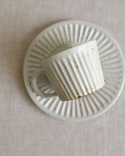 Load image into Gallery viewer, Coffee Cup & Saucer in White (3")