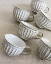 Load image into Gallery viewer, Coffee Cup & Saucer in Natural (3.5")