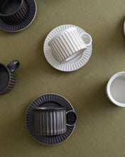 Load image into Gallery viewer, Coffee Cup & Saucer in Natural (3.7")