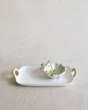 Load image into Gallery viewer, DAN Twine Handle Rectangle Plate in White (11")