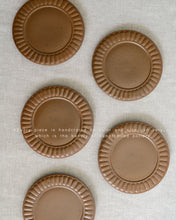 Load image into Gallery viewer, Coffee Cup & Saucer in Brown (3.7")