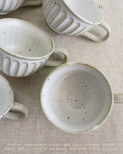 Load image into Gallery viewer, Coffee Cup & Saucer in Natural (3.5")