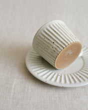 Load image into Gallery viewer, Coffee Cup & Saucer in White (3")