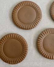 Load image into Gallery viewer, Coffee Cup & Saucer in Brown (3.7")