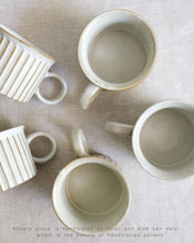 Load image into Gallery viewer, Coffee Cup & Saucer in Natural (3.7")