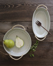 Load image into Gallery viewer, RIM 9" Twine Handle Deep Oval Plate