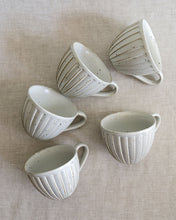 Load image into Gallery viewer, Coffee Cup & Saucer in Natural (3.7")