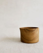 Load image into Gallery viewer, Teakwood Milk Jar Honey Cup