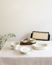 Load image into Gallery viewer, SAN High Footed Plate in Natural (5")