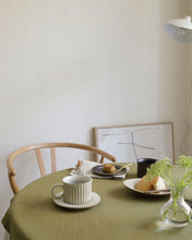 Load image into Gallery viewer, Coffee Cup & Saucer in Natural (3.7")