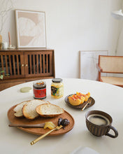 Load image into Gallery viewer, Coffee Cup & Saucer in Brown (3.5")