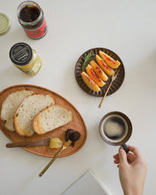 Load image into Gallery viewer, Coffee Cup & Saucer in Brown (3.5")