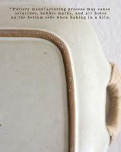 Load image into Gallery viewer, DAN Twine Handle Rectangle Plate (11")