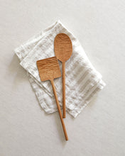 Load image into Gallery viewer, NAMU Carved Cherry Wood Square Spatula
