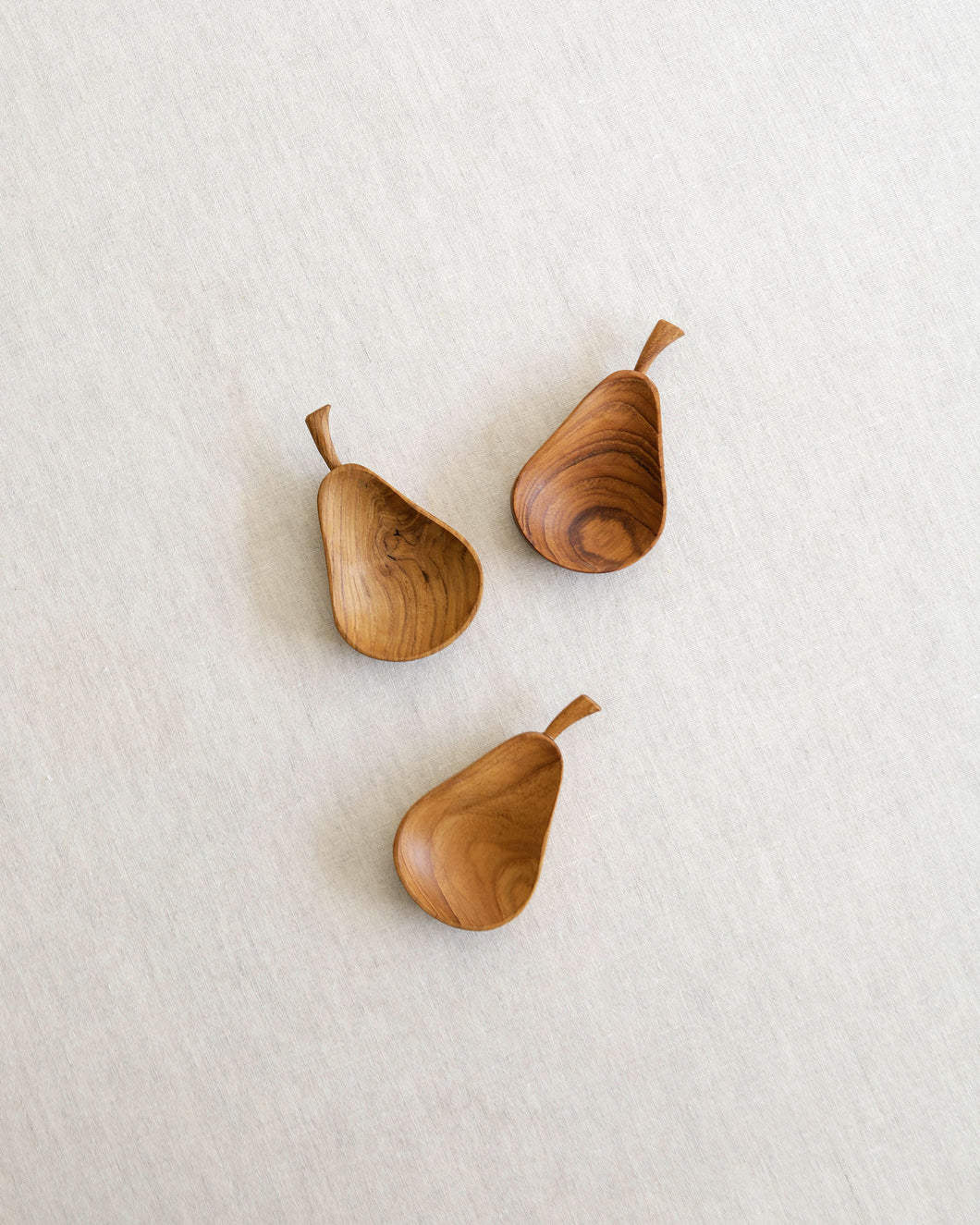 Teakwood Pear-shaped Mini plate