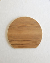 Load image into Gallery viewer, Half Moon Wooden Tray in Gray
