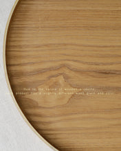Load image into Gallery viewer, Half Moon Wooden Tray in Natural
