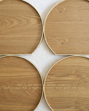 Load image into Gallery viewer, Half Moon Wooden Tray in Natural
