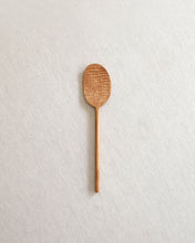 Load image into Gallery viewer, NAMU Carved Cherry Wood Round Spatula
