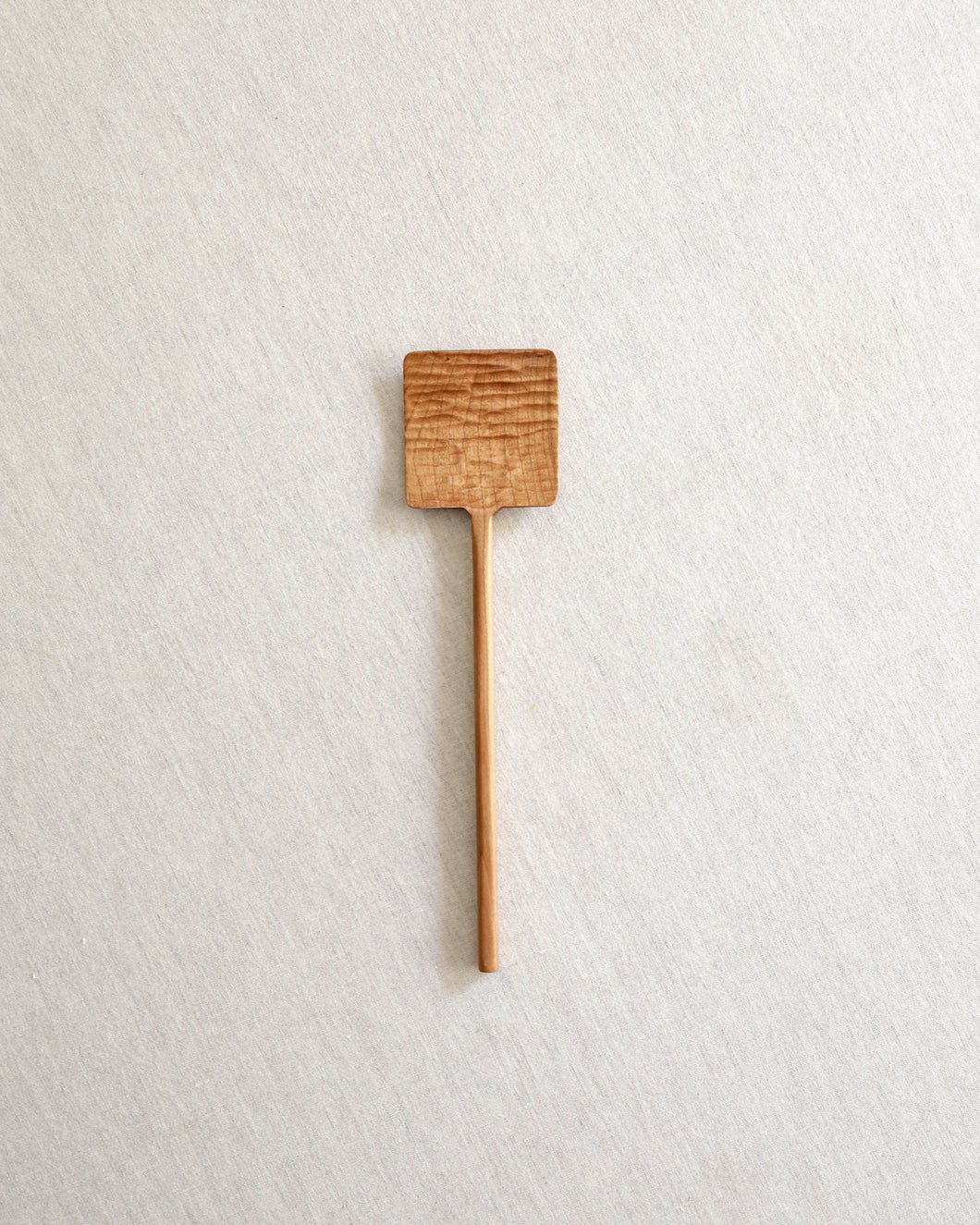 NAMU Carved Cherry Wood Square Spatula