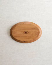 Load image into Gallery viewer, NAMU Carved Cherry Wood Plate / Tray (9.8&quot;)
