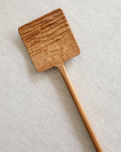 Load image into Gallery viewer, NAMU Carved Cherry Wood Square Spatula
